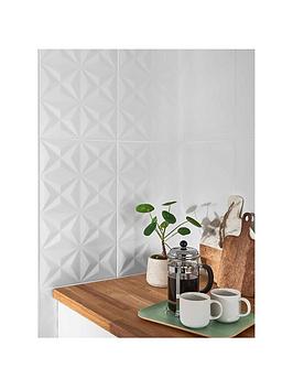 Topps Tiles Simply Whites Satin Star 60Cm X 33.5Cm (Box Of 8 Tiles)