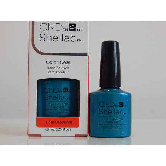 (LOST LABYRINTH) CND Shellac Color Coat UV/LED GEL BOXED 7.3ml