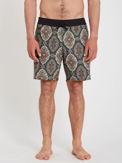Men's Volcom Eu Trunk 17" Boardshort - BLACK