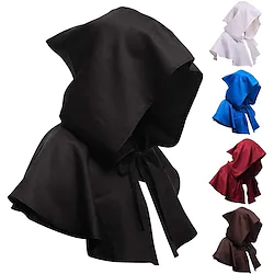 Priestess Cosplay Costume Cloak Adults' Men's Cosplay Flapper Costume Halloween Festival / Holiday Polyster Blue / Brown / Drak Red Men's Women's Boys Easy Carnival Costumes / Wash separately / Male Lightinthebox