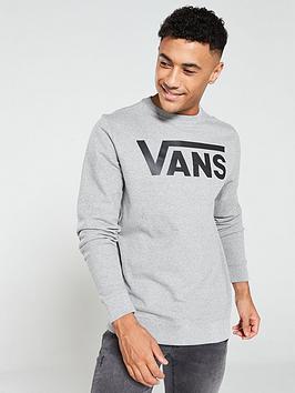 Vans Classic Crew Neck Sweat - grey Marl, Grey/Black, Size 2Xl, Men
