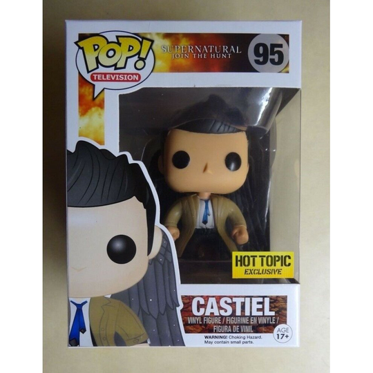 Funko Pop Television: Supernatural Castiel with Wings Action Figure Comes with Box