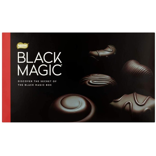 BLACK MAGIC Dark Chocolate Box 348g (Pack of 4)