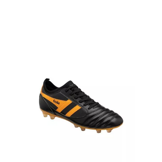 (9 UK, Black/Sun Yellow) Gola Unisex Adult Performance Ceptor MLD Pro Firm Ground Boots