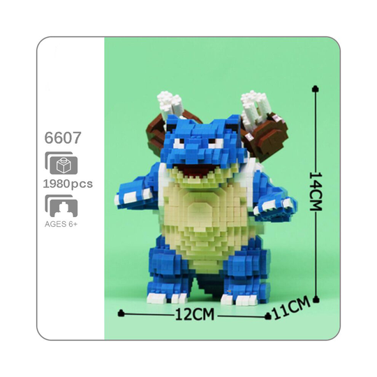 (6607) Diamond Nano Blocks Pokemon Mini DIY Building Anime Toys Kids Gift without box