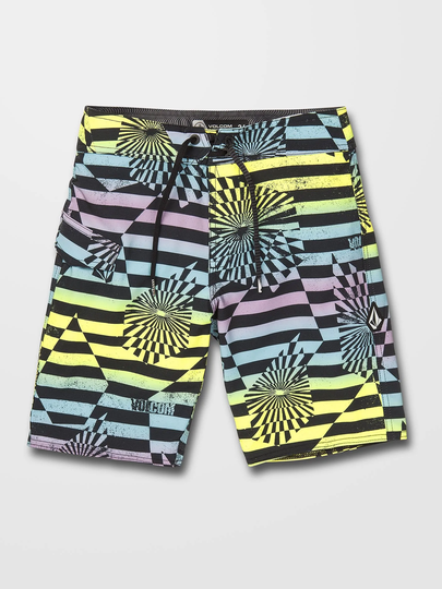 Men's Volcom Mod-tech Stone Stripe Boardshort - ANTIGUA SAND - (BOYS)