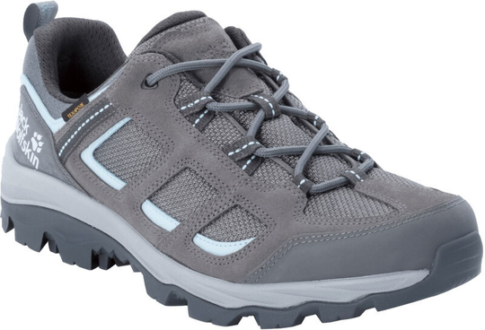Jack Wolfskin Womens Outdoor Shoes Vojo 3 Texapore Low W Tarmac Grey/Light Blue 43