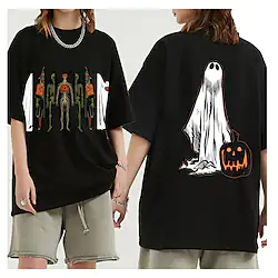 Inspired by The Nightmare Before Christmas Skeleton / Skull T-shirt Cartoon Manga Anime Classic Street Style T-shirt For Men's Women's Unisex Adults' Hot Stamping 100% Polyester Lightinthebox
