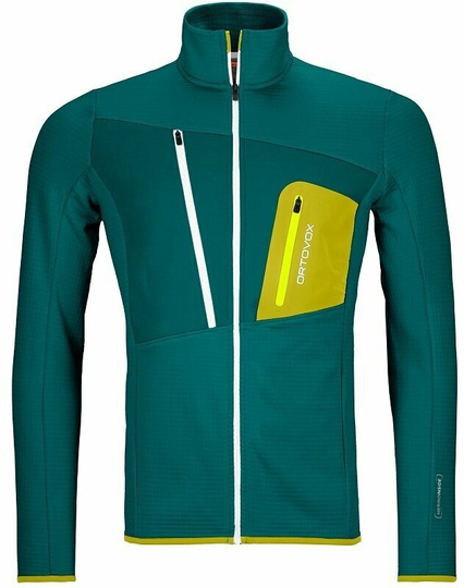 Ortovox Outdoor Jacket Fleece Grid Jacket M Pacific Green 2XL