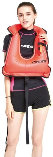 Cressi Snorkel Vest Standard Size Red