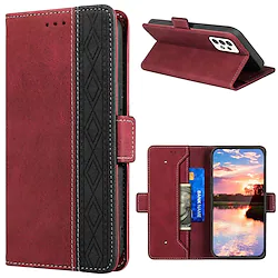 Phone Case For Samsung Galaxy Wallet Card A53 S22 Ultra Plus S21 FE S20 Wallet Card Holder Flip Solid Colored PU Leather Lightinthebox