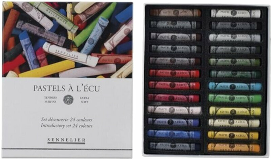 Sennelier Set of Soft Pastels Introductory 24 pcs
