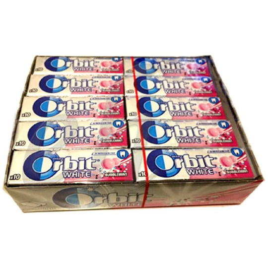 Original WRIGLEY'S ORBIT Chewing Gum 30 (Full Box) Packs (BUBBLEMINT)