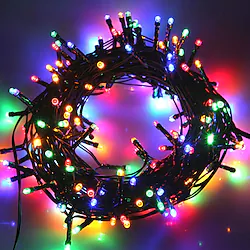 Outdoor Solar String Light LED Solar Garden Light 10m String Lights Outdoor String Lights 50 LEDs 1Set Mounting Bracket 1 set Warm White Cold White RGB Waterproof Solar Party Solar Powered Lightinthebox