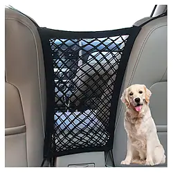 Dog Car Net Barrier Pet Barrier with Auto Safety Mesh Organizer Baby Stretchable Storage Bag Universal for Cars SUVs -Easy Install Car Divider for Driving Safely with Children Pets Lightinthebox