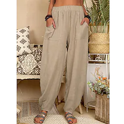 Women's High Waist Yoga Pants Wide Leg Pants Bottoms Quick Dry Solid Color White Black Gray Yoga Fitness Gym Workout Summer Sports Activewear Stretchy Skinny / Athletic / Athleisure Lightinthebox
