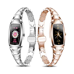 696 H8PR0 Smart Watch 1.08 inch Smart Band Fitness Bracelet Bluetooth Call Reminder Sleep Tracker Heart Rate Monitor Compatible with Android iOS Women Camera Control IP 67 31mm Watch Case Lightinthebox