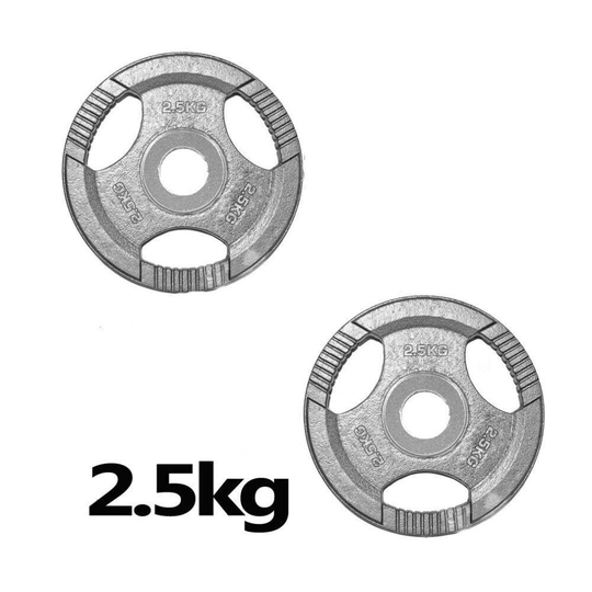 Olympic 2 Inch Metal Weight Plates 2.5Kg (x1 Weight Plate)
