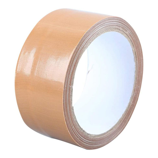 Healifty Duct Tape Waterproof Fabric Tape Gaffer Tape Matte Single Sided Tape for Stage Carpet Floor Repairing 5cmx13m (Brown)