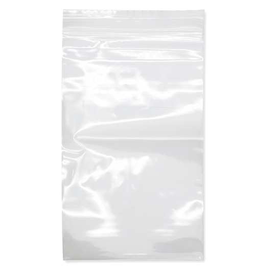 100 x Simply Direct GL20 (127mm x 203mm) Heavy Duty Clear Grip Seal Plastic Poly Press & Seal Bags