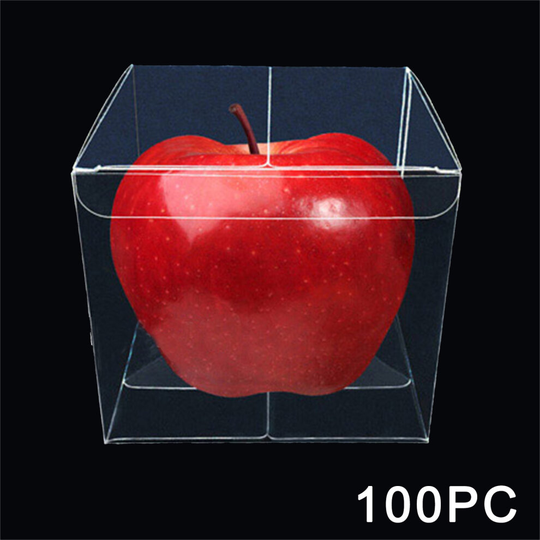 100 Clear PVC Sweets Gift Candy Boxes Cookies Bag Wedding Favour Party