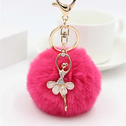 1 PCS Car Rear View Mirror Hanging Accessories Fashion Fuzzy Plush ball New Design Suspension Type Small and Exquisite for Women Lightinthebox