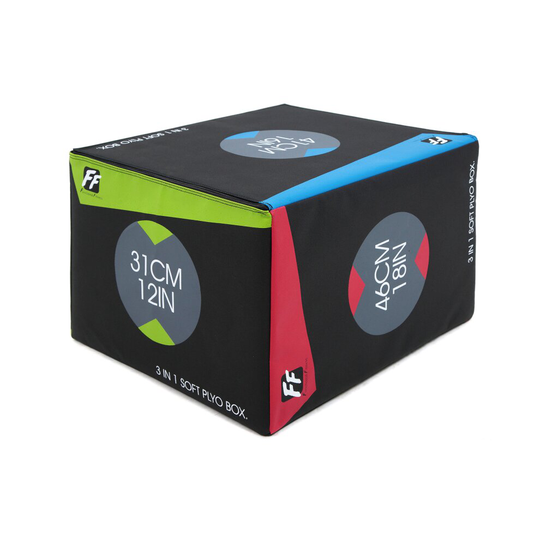 FunctionalFitness 3 in 1 Foam Plyo Box 12" 16" 18" (30cm 40cm 45cm)