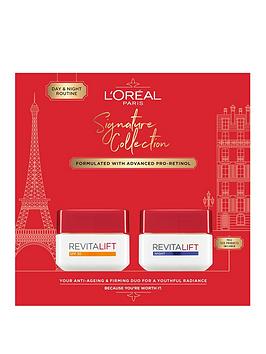 L'Oreal Paris L'Oréal Paris Signature Collection, Revitalift Pro Retinol Day And Night Giftset For Anti-Wrinkle, Firmness And Hydration