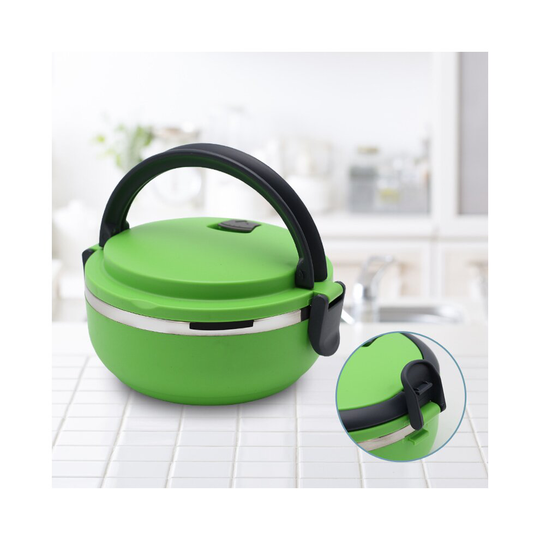 (Green) Food Warmer Thermal Insulated Lunch Box Container