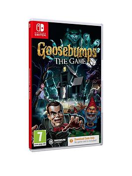 Nintendo Switch Goosebumps The Game - Code In Box