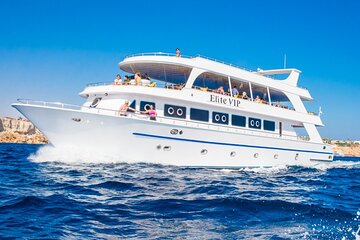 White Island ELITE VIP Cruise Snorkeling Sea Trip, Sea Food Lunch-Sharm ElSheikh