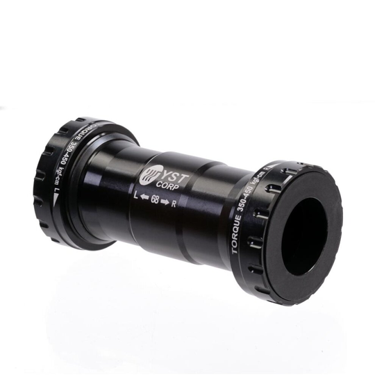 YST Threadless External Bottom Bracket Black - English