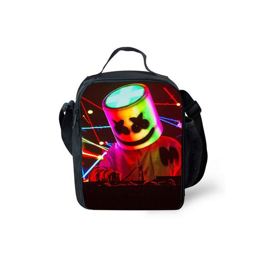 (Style 19) Marshmallow DJ Series 3 Lunch Bag Insulated Cooler