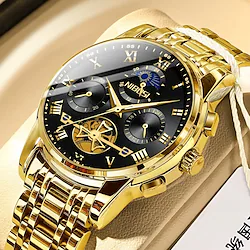 NIBOSI Mens Watches Top Brand Luxury Business Fashion Watch For Men Chronograph Sport Waterproof Quartz Clock Lightinthebox