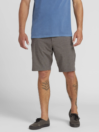 Men's Volcom Frickin Surf'N'Turf Slub 20" Hybrid Short - Black