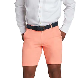 Men's Chino Shorts Bermuda shorts Work Shorts Drawstring Elastic Waist Plain Comfort Breathable Casual Daily Beach Fashion Streetwear White Pink Micro-elastic Lightinthebox