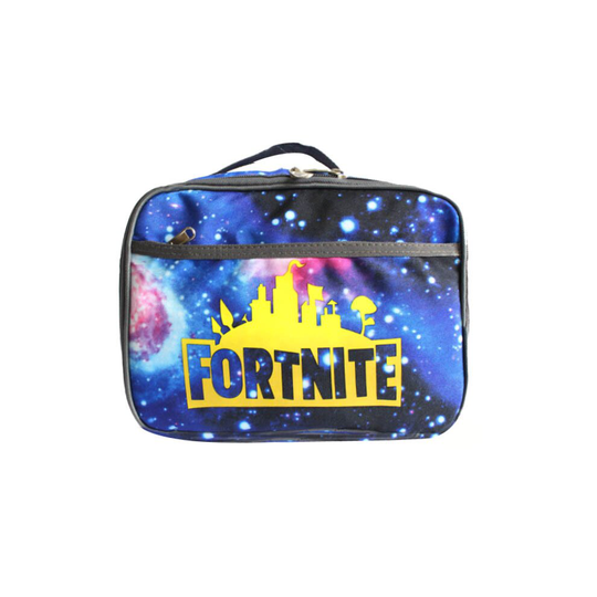 (12) Fortnite Lunch Box Bag Children Outdoor Lunch Bag Portable