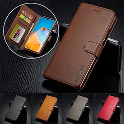 Luxury Leather Magnetic Flip Phone Case for Samsung Galaxy Note 20 Ultra S22 S21 10 Note 10 Plus S20 Plus S20 Ultra S10 S10 Plus S9 Plus S8 Plus A20 A30 A50 A70 A11 A21 A21S A31 A41 A51 A71 Lightinthebox