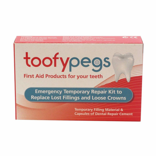 Toofypegs Toofy Pegs Emergency Crown Temporary Repair Kit Lost Fillings Loose