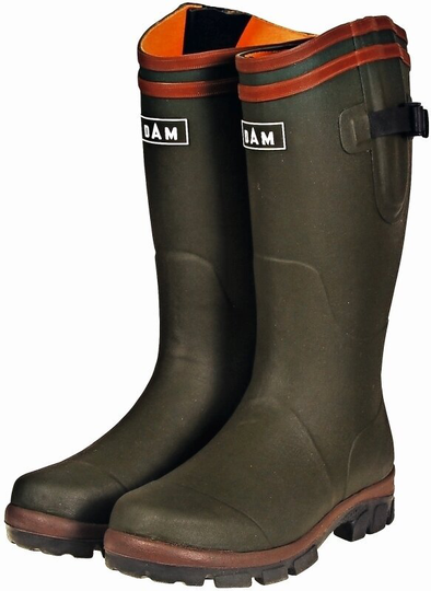 DAM Fishing Boots Flex Neoprene Rubber Boots Green 41