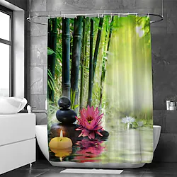 Waterproof Fabric Shower Curtain Bathroom Decoration and Modern and Classic Theme and Landscape 70 Inch Lightinthebox