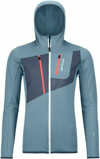 Ortovox Outdoor Hoodie Fleece Grid W Light Blue L