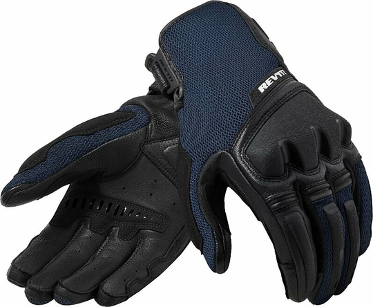 Rev'it! Gloves Duty Black/Blue S Motorcycle Gloves