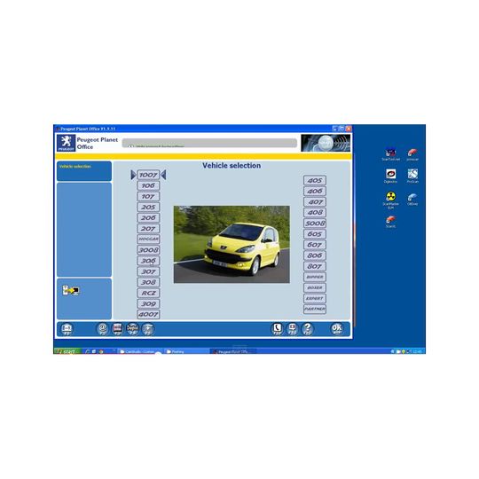 Lexia 3 PP2000 V25 Peugeot Citroen OBD Diagnostic Software VMWARE