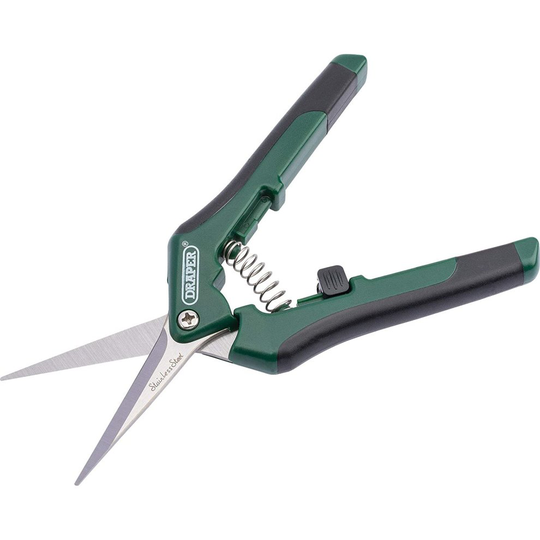 Draper Soft-Grip Inserts Precision Straight Pruning Secateurs 165 mm