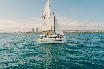 Rent private CATAMARAN in Barcelona for hours with crew