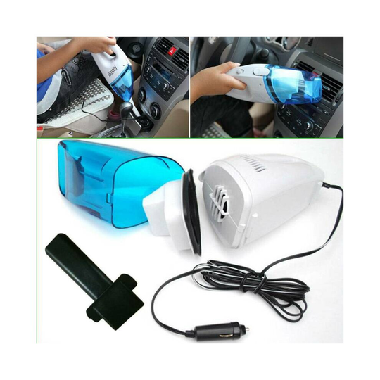 12V PORTABLE CAR VACUUM CLEANER HOOVER WET DRY BAGLESS CARVAC VAN