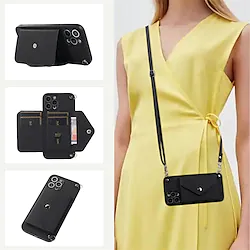 Phone Case For Apple Wallet Card iPhone 14 Pro Max iPhone 14 Pro iPhone 14 Plus iPhone 14 iPhone 13 Pro Max 12 11 SE 2022 X XR XS Max 8 7 Bumper Frame Full Body Protective Dustproof Solid Colored PC Lightinthebox
