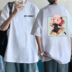 Inspired by Spy x Family Spy Family Anya Forger T-shirt Cartoon Manga Anime Classic Street Style T-shirt For Men's Women's Unisex Adults' Hot Stamping 100% Polyester Lightinthebox