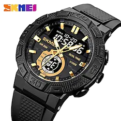 SKMEI Multifunctional LED Light Digital Sport Watch Mens Casual Stopwatch Clendar Clock 50M Waterproof Wristwatches Lightinthebox